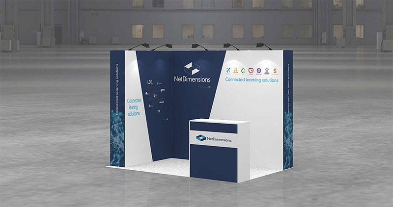 3x2m Eckstand - Messestand 021