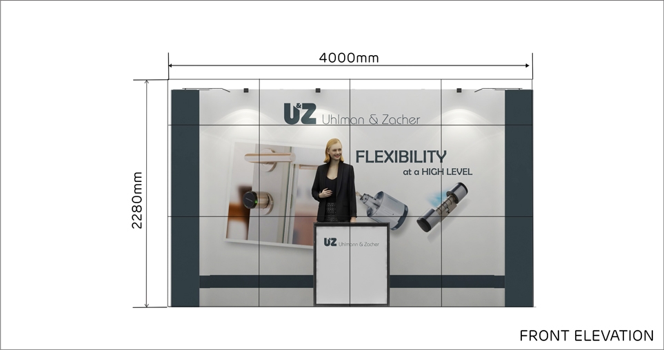 4x2m Zwischenstand - Messestand 001