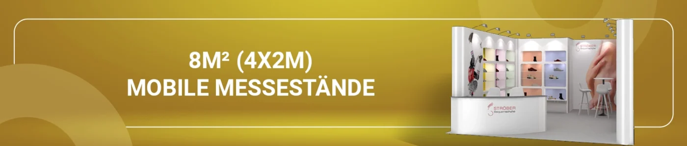 4x2 Mobiler Messestand 8 m2